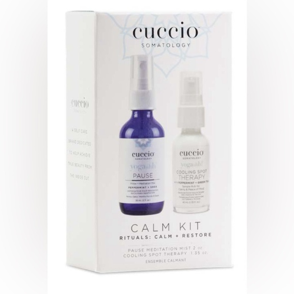 ✨ Cuccio Somatology Calm Kit | Pause Meditation Mist + Cooling Spot Therapy ✨
